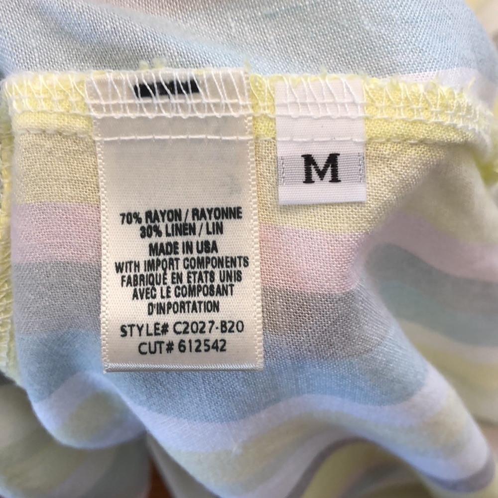 Anthro Cloth and Stone Stripe Shirt Medium - Picture 7 of 7